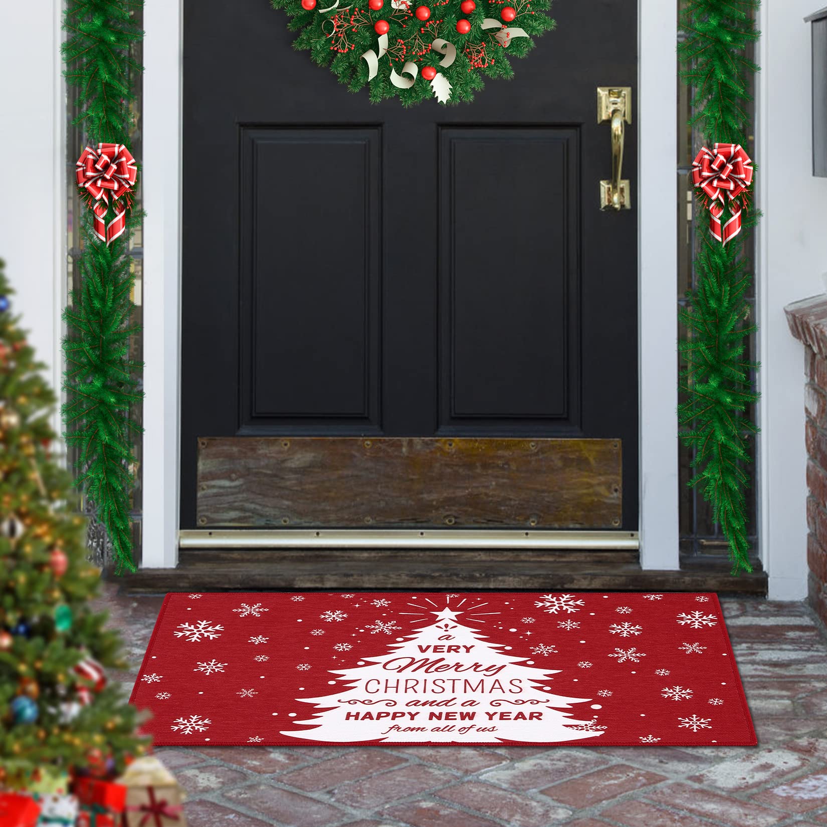 Tapis d'entrée antidérapant Garvee Felpudo 40x60cm - Tapis de haute qualité pour l'entrée et la maison