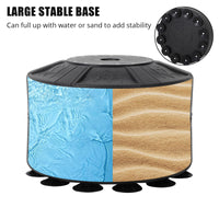 Sac de frappe autoportant Garvee 3-en-1 avec 2 balles de vitesse, rotation à 360°, hauteur réglable pour l'entraînement de kickboxing, matériau PU, noir