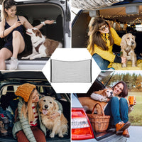 Grille de protection pour coffre Garvee, filet de sécurité pour chien, 130 x 90 cm, universel, noir