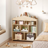 Étagère de rangement pour jouets Garvee, 9 compartiments, en bois, 103,5 cm (40,7 pouces), idéale pour la salle de jeux, la maternelle, les garçons et les filles.