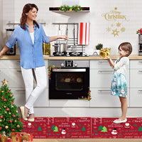Ensemble de 2 tapis de cuisine Garvee, antidérapants, pour la cuisine, le couloir et la salle à manger, 40 x 60 cm + 40 x 120 cm, multicolores.