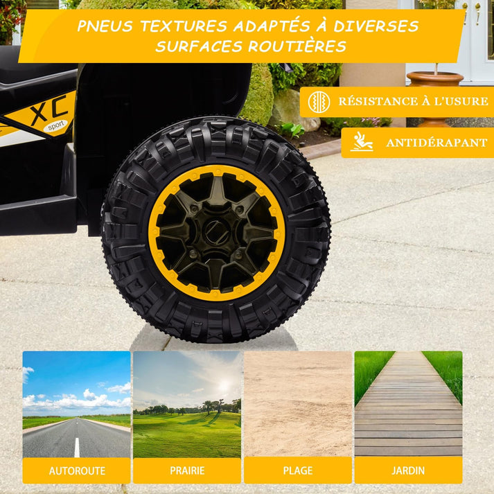 Pneus texturés EVA quad tous terrains herbe asphalte plage