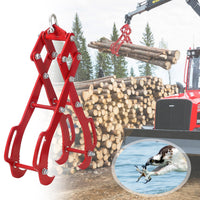 Garvee Pince de levage pour grumes 71 cm, grappin 4 griffes robuste, design Eagle Claws, capacité 2 000 à 2 495 kg, pour débardage et manutention du bois.