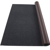 Tapis de sol marin antidérapant Garvee 1,8 x 5,5 m, noir, pour bateaux, yachts, SUP, kayaks et camping-cars.
