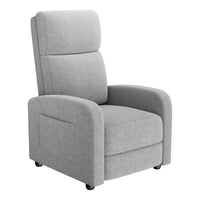 Fauteuil inclinable Garvee pour adultes, ergonomique et réglable, avec poche latérale, dossier haut, larges accoudoirs, assise rembourrée, idéal pour le salon ou la salle de cinéma maison.
