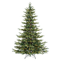 Sapin de Noël artificiel Garvee 229 cm en PE/PVC avec éclairage LED automobile haut de gamme pour salles et événements de Noël