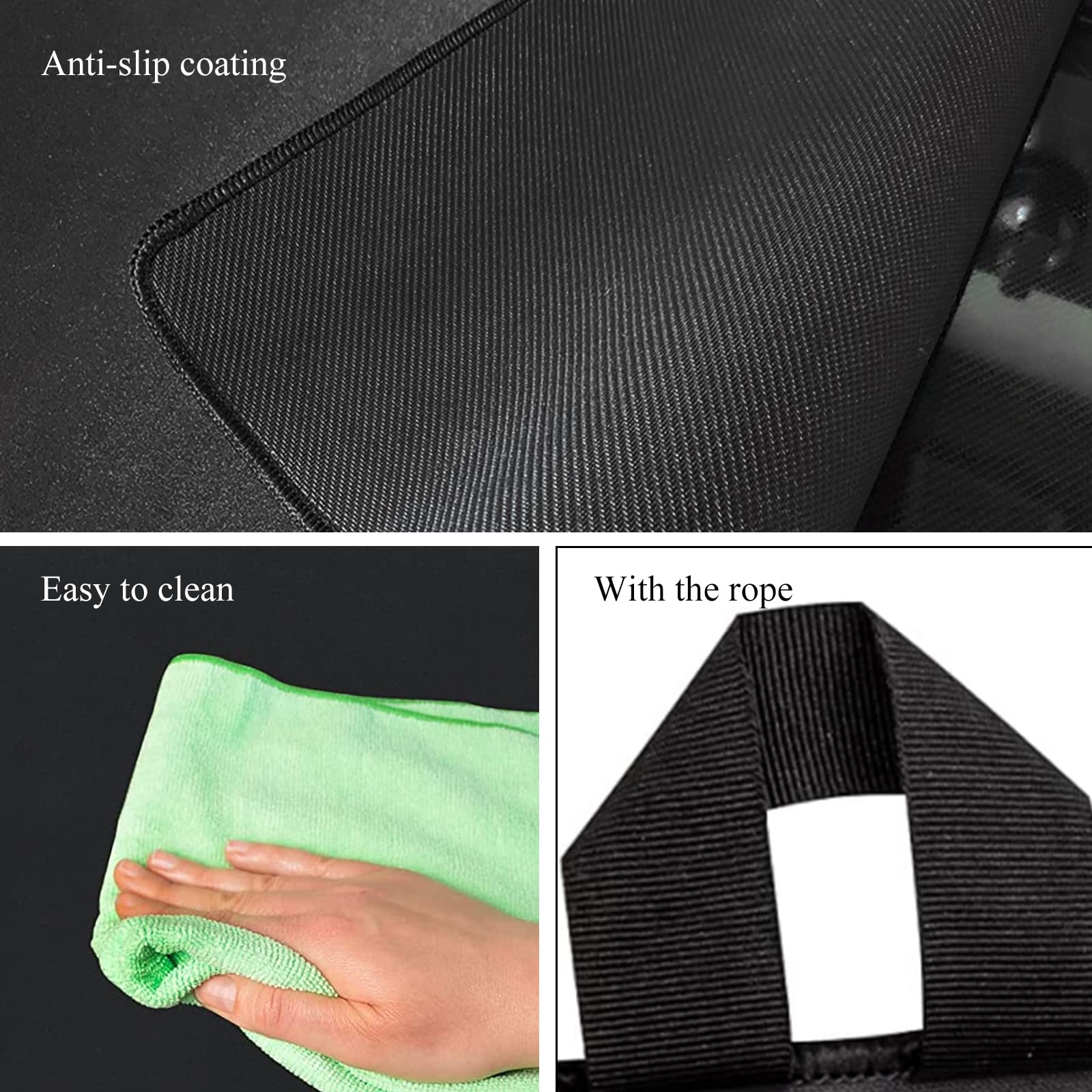 Revêtement en caoutchouc pour plaque à induction Garvee – Résistant aux rayures et antidérapant, tapis de protection épais pour la cuisine, protège votre surface de cuisson.