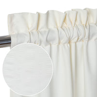 Rideaux de cuisine imperméables Garvee en PVC, 2 x 30 x 76,2 cm, pour cuisine, salle de bain, chambre ou demi-pièce