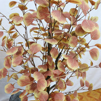 Eucalyptus artificiel Garvee de 1,8 m avec feuilles en soie, idéal pour le salon et l'extérieur, pot en plastique, feuillage d'automne, aspect réaliste, facile d'entretien.