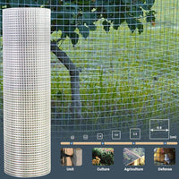 Garvee grillage métallique maille 6,4 mm, 99 cm × 25 m, acier galvanisé, pour jardin et enclos d’animaux