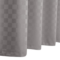 Rideau de douche à carreaux gaufrés Garvee, polyester épais, 183 x 183 cm, gris, décoration de salle de bain de qualité hôtelière