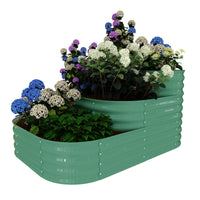 Kit de jardin surélevé galvanisé Garvee 61x42x31 cm en acier inoxydable pour légumes et herbes aromatiques d'extérieur