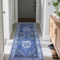 Garvee Teppich Rutschfest Waschbar 80 x 150 cm Boho Vintage Schlafzimmer Badezimmer