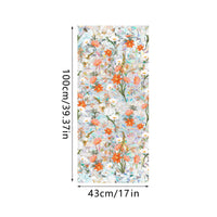 Film pour vitres Garvee 39 x 17 pouces, couleur statique, amovible, pour salle de bain et chambre à coucher.
