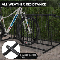 Porte-vélos Garvee, lot de 10, acier thermolaqué, pour garages et événements, 155 cm, robuste et résistant aux intempéries