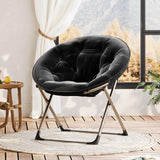 Fauteuil pliant rembourré Garvee, structure en métal, ultra-doux, pliable et robuste, idéal pour la chambre et le jardin.