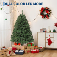 Sapin de Noël artificiel Garvee 180 cm – Épicéa de qualité supérieure, charnières métalliques, base pliable, gain de place