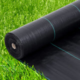 Garvee Toile De Paillage 198 cm x 91,44 m Tissu Paysager Anti-Mauvaises Herbes Polypropylène Durable Jardinage Noir