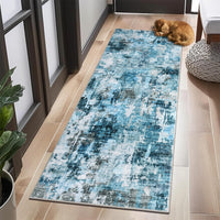Tapis moderne lavable Garvee, motif abstrait, antidérapant et facile d'entretien, pour salon, chambre, salle à manger, couloir, cuisine, salle de bain, coloris