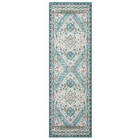 Tapis de couloir vintage lavable Garvee 60 x 230 cm, vert foncé, pour salon, chambre et cuisine. Antidérapant et facile à nettoyer.
