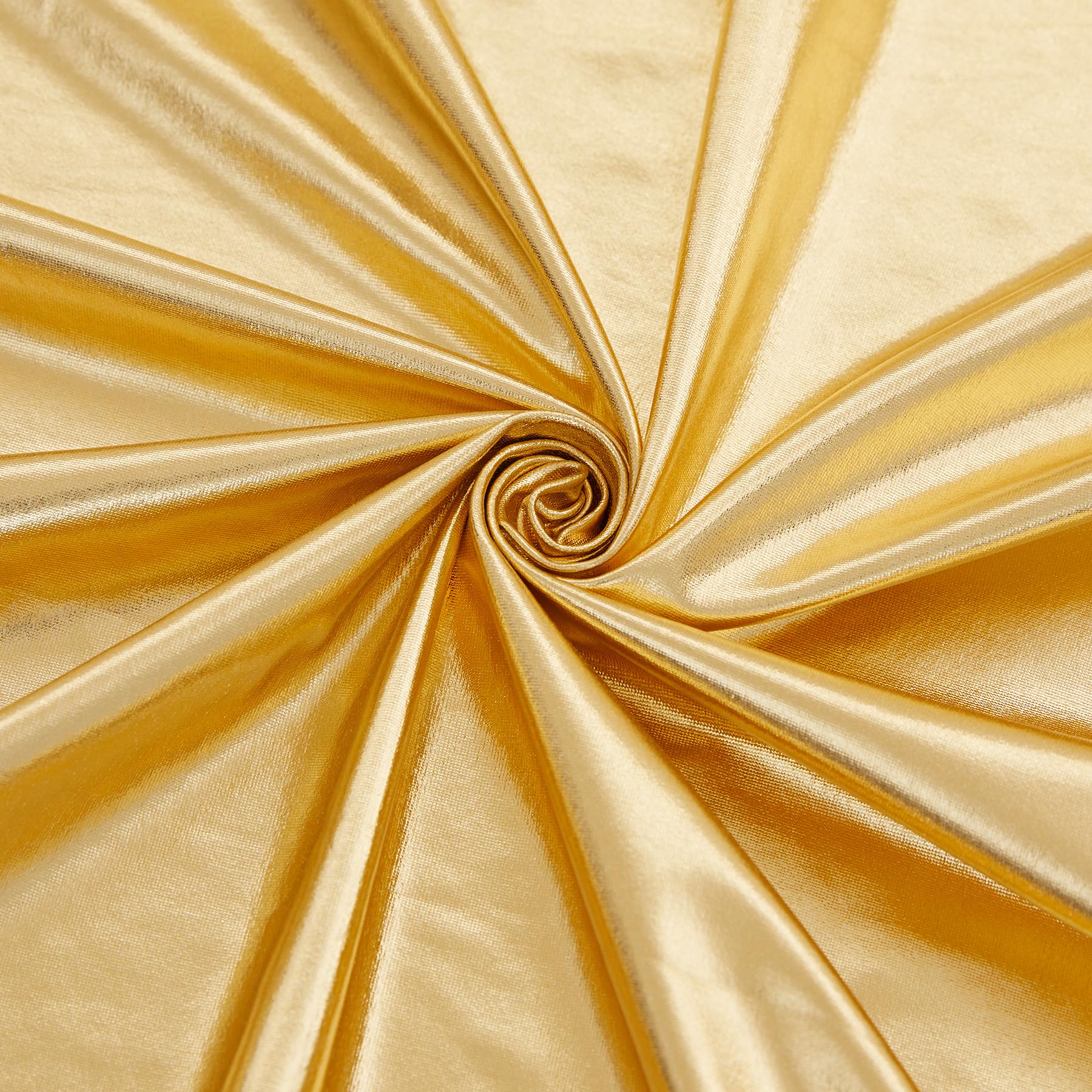 Garvee Housse d'arche de mariage en spandex de 1,8 m - Double face, élastique, or et argent - Idéale pour les photos de fêtes, baby showers et autres occasions spéciales.