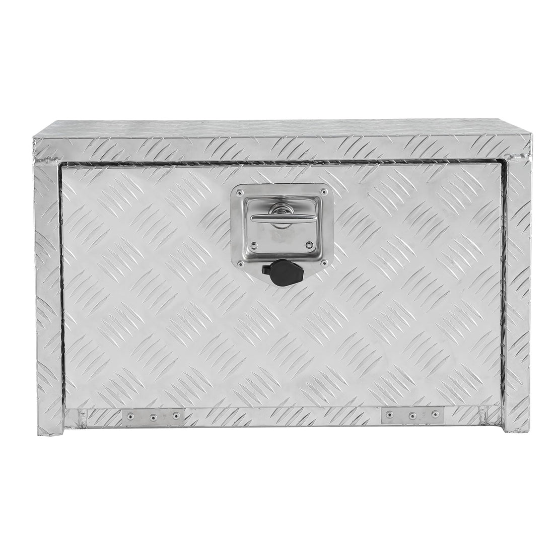 Garvee Coffre sous châssis en aluminium robuste 61 cm, rangement étanche argent pour pick-up, camion et remorque, idéal benne et utilitaire