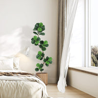 Garvee Ficus lyrata artificiel 183 cm en forme de S, pot blanc, feuilles en soie réalistes et branches ajustables, vert