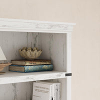 Garvee bibliothèque haute 62 × 32 × 171 cm, 4 niveaux ouverts, finition blanche, style industriel