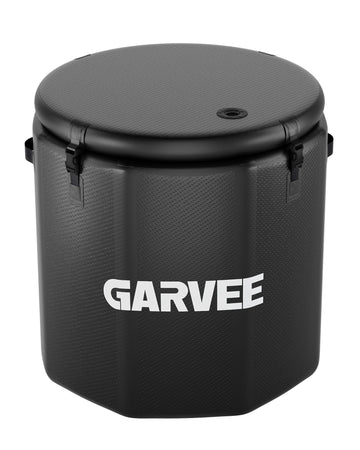 Baignoire balnéo Garvee XXL pour athlètes, 700 litres, PVC de qualité militaire, compatible avec les refroidisseurs d'eau, portable, couvercle isolé, sports et loisirs