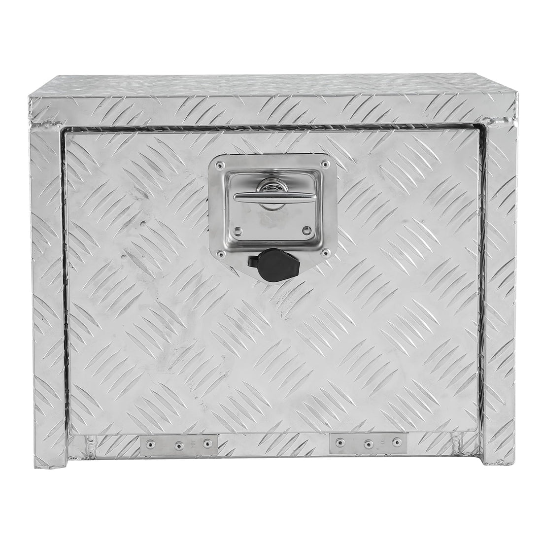 Garvee Coffre sous châssis en aluminium robuste 46 cm, rangement étanche argent pour pick-up, camion, camping-car et remorque