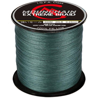 Ligne de pêche tressée Garvee, 4 brins, 40 lb, résistante à l'abrasion et aux UV, noire et verte, polyvalente pour l'eau douce et l'eau salée.