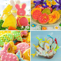 Ensemble de 14 emporte-pièces Garvee pour Pâques, en acier inoxydable, pour la pâtisserie maison pendant les fêtes, formes variées