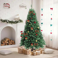 Sapin de Noël artificiel Garvee – 214 cm, 300 LED, 1350 branches, aiguilles en PVC, pour Noël