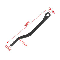 Guide-chaîne Garvee ultraléger en fibre de carbone pour vélos de route et VTT, léger et robuste, noir.