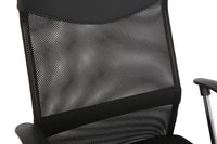 Chaise de bureau ergonomique Garvee avec soutien lombaire, appui-tête et accoudoirs réglables, idéale pour le bureau et le gaming. Hauteur réglable. Couleur : noire.