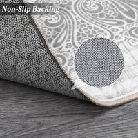 Tapis de couloir Garvee ultra-doux antidérapant style bohème pour cuisine et chambre, 80 x 150 cm, beige, lavable en machine, facile d'entretien