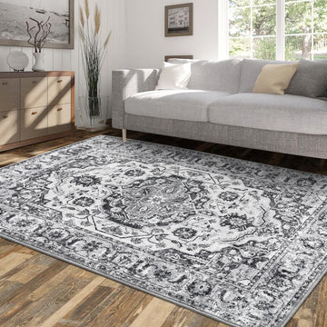 Garvee Alfombra De Salón 1400Gsm 100% Poliéster Terciopelo 580Gsm Lavable Plegable Estampado Perlas Persianas 80x150cm Salon