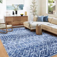 Tapis Garvee Boho à poils courts, lavable en machine, antidérapant, pour salon et chambre