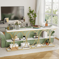 Console Garvee 99 cm (39 po), style industriel, 3 niveaux, structure en métal et bois, moderne, idéale pour le salon, le couloir ou l'entrée, gain de place, noire