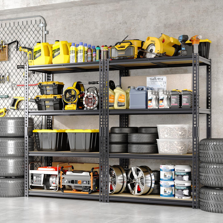 Étagère métallique de garage avec grande capacité de charge