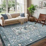 Garvee Tapis pliable lavable 100% polyester fil cachemire antidérapant TPR pour cuisine et salon