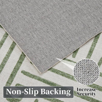 Tapis de salon Garvee 200x290 cm, lavable, antidérapant, à poils courts, gris, pour salon, chambre ou salle à manger
