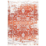 Tapis d'intérieur Garvee pour salon, doux, à poils courts, grand format, dégradé orange, lavable, 160 x 230 cm, pour salle à manger ou bureau.