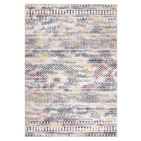 Tapis imperméable Garvee, style marocain bohème, lavable, résistant à l'huile et aux taches, antidérapant, idéal pour les animaux et les enfants, 160 x 230 cm, salon, chambre