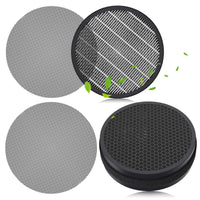 Filtre de rechange Garvee pour purificateur d'air H13 True HEPA à charbon actif, filtration en 4 étapes, blanc, pour usage domestique, remplacement facile