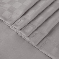 Rideau de douche à carreaux gaufrés Garvee, polyester épais, 183 x 183 cm, gris, décoration de salle de bain de qualité hôtelière