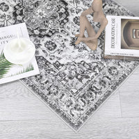 Garvee Alfombra De Salón 1400Gsm 100% Poliéster Terciopelo 580Gsm Lavable Plegable Estampado Perlas Persianas 80x150cm Salon