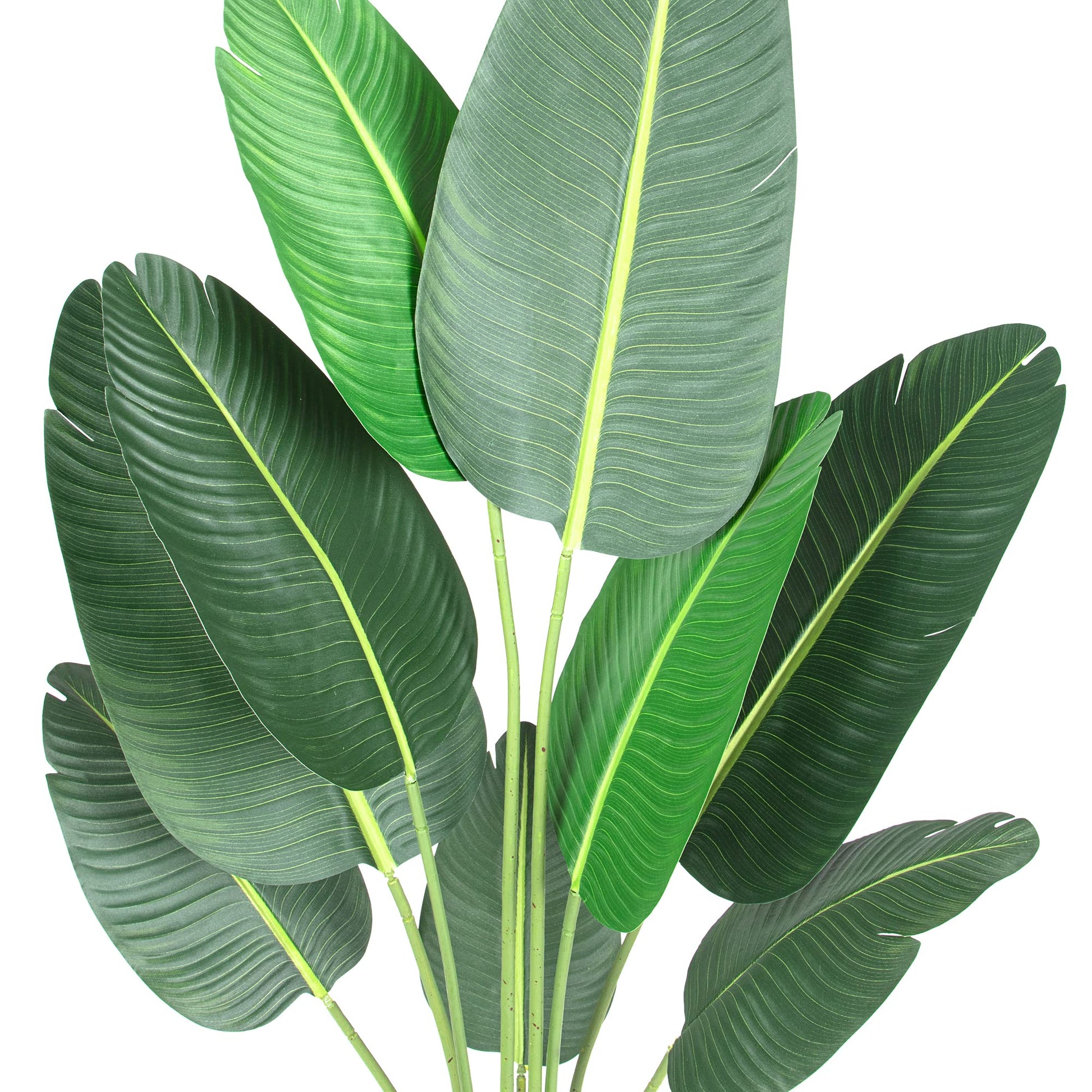 Garvee Oiseau de Paradis Artificiel 152 cm, 10 Troncs Ajustables, Plante Réaliste avec Pot Stable, Intérieur et Extérieur