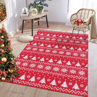 Tapis d'appoint bohème Garvee 80x150 cm en coton à poils courts antidérapant, intérieur et extérieur, couloir, cuisine, décoration de Noël