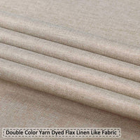 Rideau de douche imperméable Garvee en polyester avec crochets pour salles de bain et baignoires 183 x 198 cm, couleur café